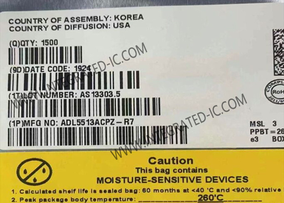 ADL5513ACPZ 무선 통신 모듈 로그리듬 탐지기 80dB RF 탐지기 IC