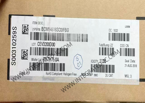 BCM54616SC0IFBG 이더넷 IC 단일 칩 통합 3단 이더넷 트랜시버