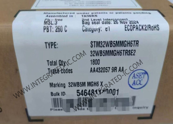 BT IC STM32WB5MMGH6TR 2.4GHz BT 저 에너지 5.4 및 802.15.4 모듈