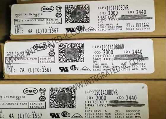 ISO1410BDWR 통합 회로 칩 500kbps 격리된 RS-485 RS-422 트랜시버 SOIC16