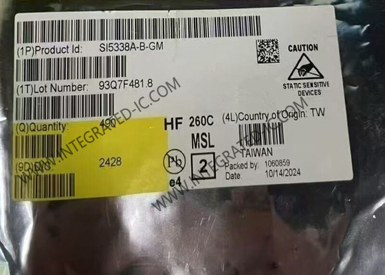SI5338A-B-GM 융합회로 칩 710MHz 저지터 시계 생성기 IC QFN24