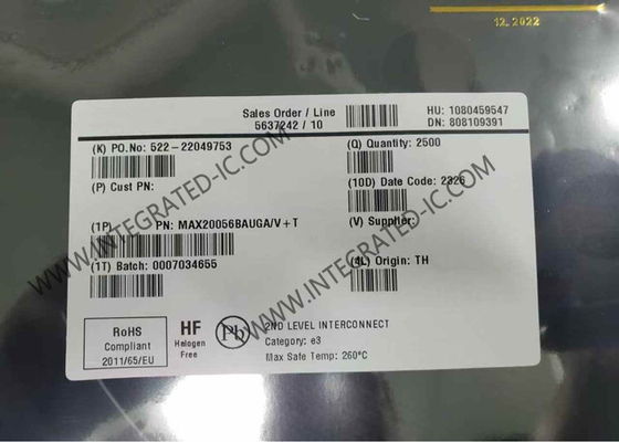 통합 회로 칩 MAX20056BAUGA 통합 6 채널 LED 조명 드라이버