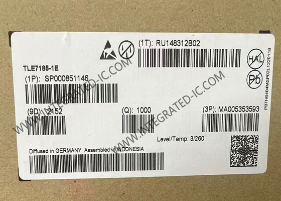 TLE7185-1E 융합 회로 칩 80mA 게이트 드라이버 IC 3Phase Bridge 드라이버 IC