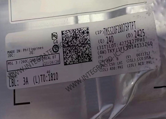 TMS320F28075PTPT 마이크로컨트롤러 MCU C2000 32비트 MCU 120MHz 실시간 마이크로컨트롤러