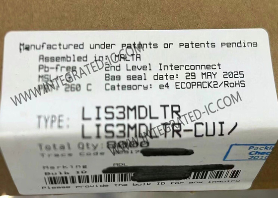 LIS3MDLTR 센서 IC 초저전력 고성능 3축 자기 센서
