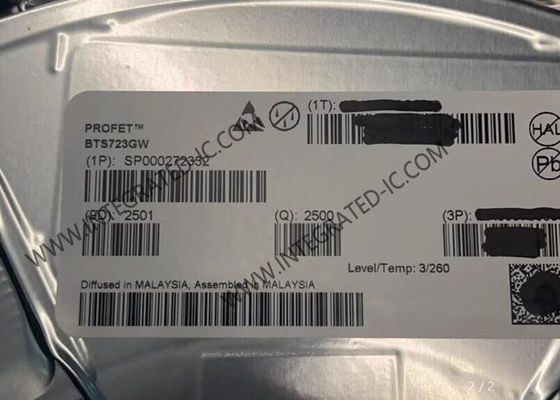 BTS723GW 집적 회로 IC 칩 7V ~ 58V 스마트 하이 사이드 전원 스위치, 2 출력 및 2.9A 전류