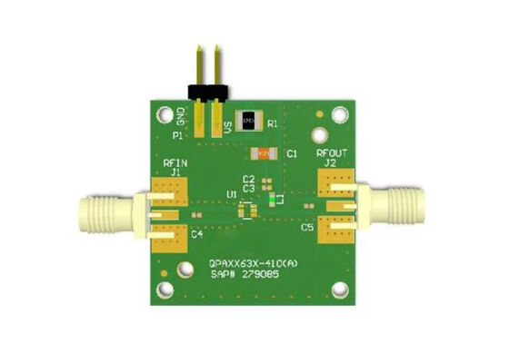 QPA4263APCK401 임베디드 솔루션 850MHz 5V 캐스케다블 SiGe HBT 증폭기 평가 위원회