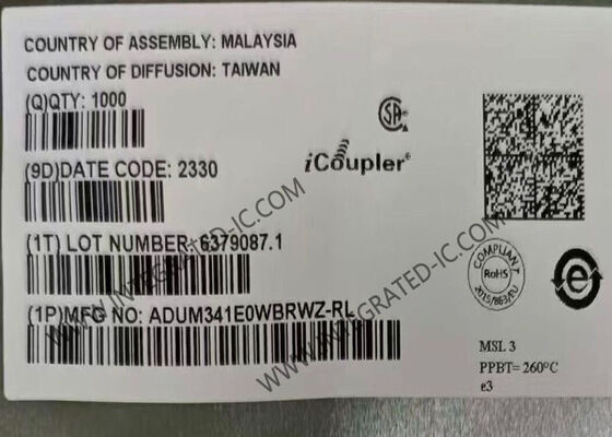 ADUM341E0WBRWZ 4 채널 자동차용 디지털 절연 IC, 5700Vrms 절연