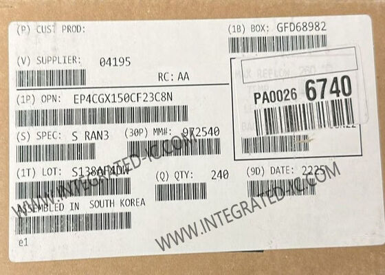 고성능 애플리케이션을 위한 BGA484 패키지를 갖춘 EP4CGX150CF23C8N Cyclone IV GX FPGA IC