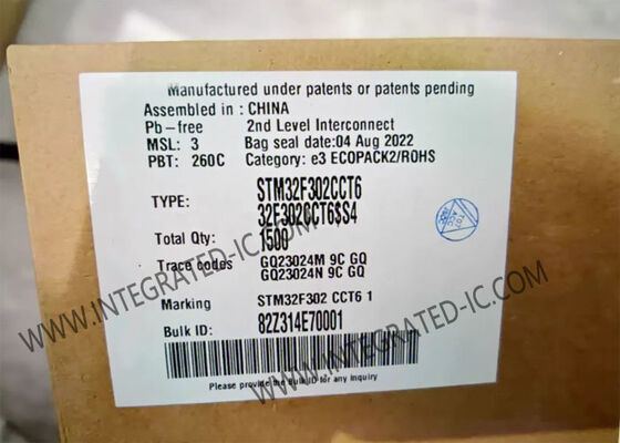 STM32F302CCT6 고성능 32비트 마이크로컨트롤러 MCU (72MHz 속도)