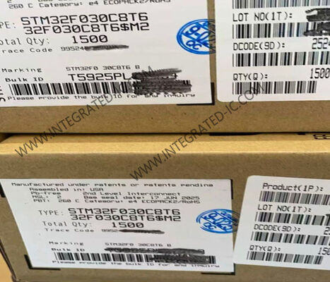 STM32F030C8T6 32비트 마이크로컨트롤러 IC (48MHz ARM Cortex M0 코어 및 39 I/O 핀 포함)