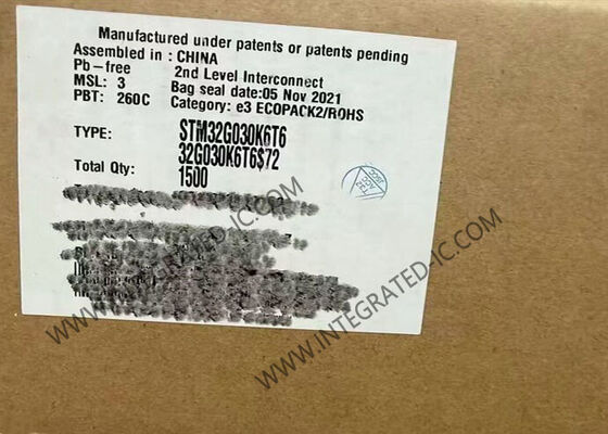 STM32G030K6T6 마이크로컨트롤러 MCU 32비트 마이크로컨트롤러 IC 64MHz 메인스트림 밸류라인 MCU