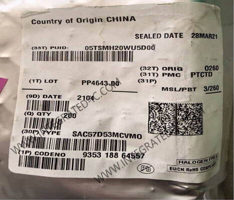 SAC57D53MCVMO 마이크로컨트롤러 MCU 1.2V ~ 1.32V 32비트 트리코어 ARM 마이크로컨트롤러