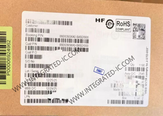 88E6393XA0-BXB2I000 이더넷 IC 11-포트 SOHO 스위치 8 10/100/1000Mbps PHY