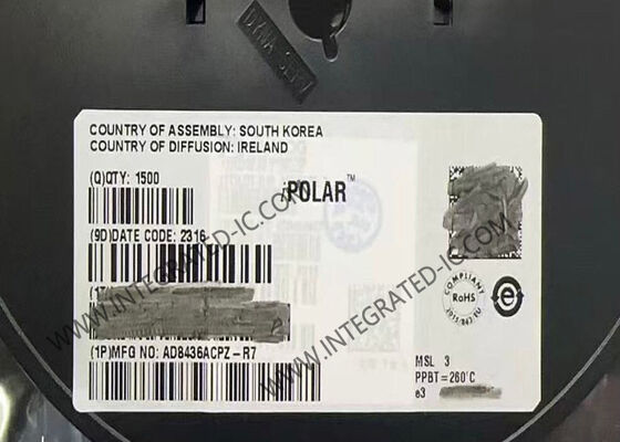 AD8436ACPZ 저전력 True RMS DC 변환기 IC 칩 LFCSP20