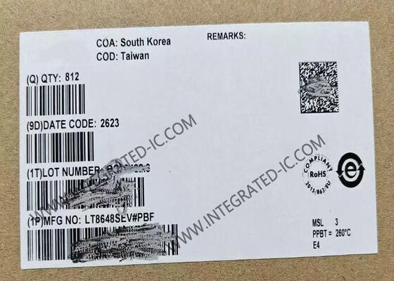LT8648SEV 42V 동기화 스텝 다운 조용 스위처 통합 회로 칩