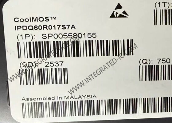 IPDQ60R017S7A 600V MOSFET 통합 회로 칩 17mOhms Rds ON 및 30A 연속 배수 전류