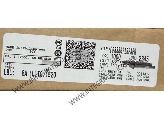 DP83867IRPAPR 이더넷 IC 157mA 고내성 기가비트 이더넷 PHY 트랜시버
